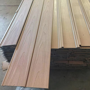 156*21mm WPC <span class=keywords><strong>Panel</strong></span> de pared de madera Compuesto WPC Revestimiento de pared exterior - Product Image 5