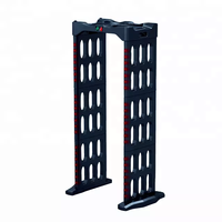 Scanner mobile de sécurité et de protection pour la détection d'armes métalliques Système de cadre de porte facile à transporter avec 3/6/9/15 zones