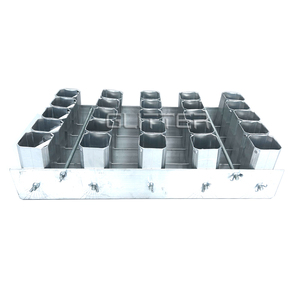 25 Shots Aluminum Tube Single Shot 2 Inch Fireworks Display Rack for Single Shot Fireworks