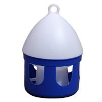 Mangeoire d'eau automatique pour oiseaux Mangeoire d'eau portable pour pigeons avec poignée Buveur de poulet en plastique durable 4L 6L