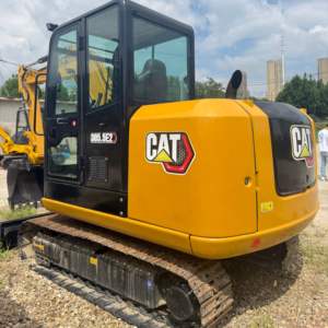 Mini-excavatrice sur chenilles CAT 305.5E2 d'occasion, excellent état, moteur puissant, châssis stable, forte force de creusement, en stock - Product Image 4