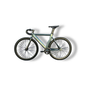 700c מירוץ ציוד קבוע מירוץ aero פחמן מסלול אופניים עם 170 מ "מ מהירות אחת פחמן - Product Image 4