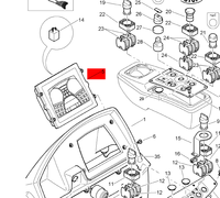 Écran d'affichage 05766963, panneau de moniteur de remplacement pour pièces détachées de rouleaux compresseurs BOMAG BW226DH/4, haute qualité, en stock