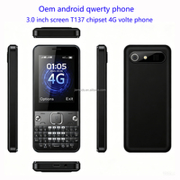 Teléfono Android con Teclado Qwerty, Teléfono Android 4G Volte, Doble SIM, Desbloqueado, Teléfono OEM con Teclado Qwerty y Android