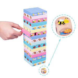 Gioco Educativo <span class=keywords><strong>Montessori</strong></span> <span class=keywords><strong>in</strong></span> <span class=keywords><strong>Legno</strong></span> Colorato con Domino e Blocchi Impilabili per Bambini dai 5 Anni <span class=keywords><strong>in</strong></span> Su - Product Image 5