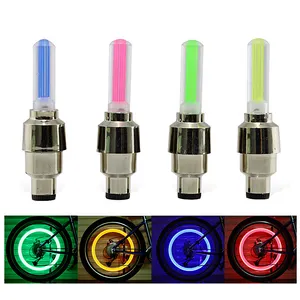 Superbsail Bicycle LED Light Tire Valve Cap Flash Light Mountain Road Bike Cycling Tyre Wheel Lights LED Neon Lamp Cover Wheel