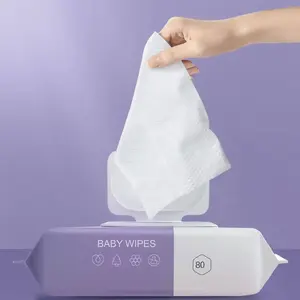 Lookon婴儿湿巾可冲洗湿巾笔芯可冲洗柔软护理婴儿湿巾家庭定制要求
