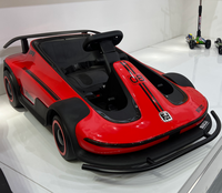 Mobil Gokart Listrik Anak 24V dengan Remote Control 2.4G, Kecepatan Maksimum 20km/jam, Mainan Mobil Balap untuk Anak Usia 6+ Tahun