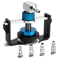 Adaptateur universel pour maître-cylindre 58 mm, adaptateur de purge de frein avec 4 raccords rapides pour Honda, Toyota et la plupart des véhicules