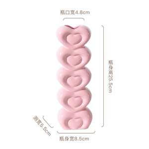 <span class=keywords><strong>Vaso</strong></span> per la Festa degli Insegnanti, <span class=keywords><strong>Vaso</strong></span> a Torre in Ceramica a Forma di <span class=keywords><strong>Cuore</strong></span>, Design Moderno e Semplice, <span class=keywords><strong>Vaso</strong></span> Creativo ad Alto Valore Cromatico, Vendita all'Ingrosso - Product Image 6