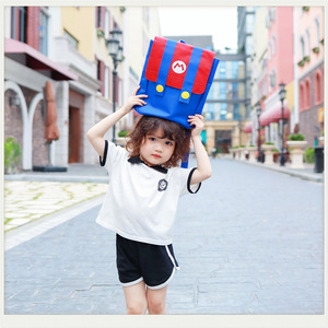 <span class=keywords><strong>Sac</strong></span> à <span class=keywords><strong>dos</strong></span> en peluche pour enfants, style dessin animé <span class=keywords><strong>Mario</strong></span> Luigi, en coton rembourré, <span class=keywords><strong>sac</strong></span> d'école pour enfants, cadeau de fête - Product Image 6
