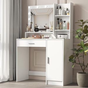 Большой зеркальный столик для макияжа с подсветкой - Product Image 3