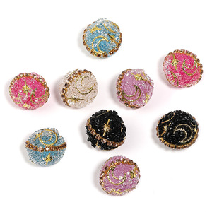 Perline di Strass a Forma di Stella <span class=keywords><strong>e</strong></span> <span class=keywords><strong>Luna</strong></span> da 17mm per Penne - Product Image 6