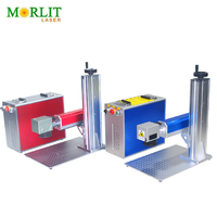 Nouvelle machine de gravure laser UV à fibre Morlit facile à utiliser 20W CNC refroidie par air 2D/2.5D/3D AI/DWG/DXF autonome pour marquage sur pierre