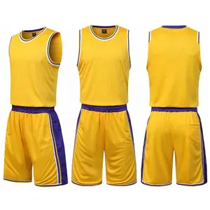 Venta al por mayor uniforme de baloncesto par-Camiseta con Logo de práctica para hombre, uniforme de baloncesto japonés, diseño amarillo, Oem