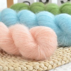 50 Gramos <span class=keywords><strong>de</strong></span> <span class=keywords><strong>Lana</strong></span> <span class=keywords><strong>de</strong></span> Mohair <span class=keywords><strong>y</strong></span> <span class=keywords><strong>Alpaca</strong></span> para Niños, Mezcla Decorativa Teñida, Ignífuga, para Tejer Bufandas <span class=keywords><strong>y</strong></span> Chales - Product Image 3