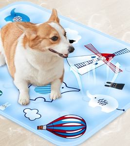 USMILEPET Großhandel Hund Selbstkühlung Matte Eis Seide Kühlpolster Sommer wiederverwendbare Haustier Anti-Rutsch-Cool-Matte für Herdboden und Bett - Product Image 3