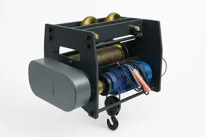 10 Ton Electric Wire Rope <b>Hoist</b> 100MtrsElectric Wire Rope <b>Hoist</b> 2 Tons 380V Remote Control Blue Metal Industrial <b>Hoist</b> For Groun - Product Image 4