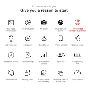 Mini E99 Pro K3 4K Cámara Drone para niños 2,4G Control remoto Evitación de obstáculos 360 Flip Modo sin cabeza Retroiluminación LED Principiantes - Product Image 6