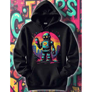 Oversize Pullover Couple Unisex <strong>Hoodie</strong> Customized Logo Graffiti-Inspired Logos <strong>Hoodie</strong> Embroidery Print Hoodies Multi Color - Product Image 2