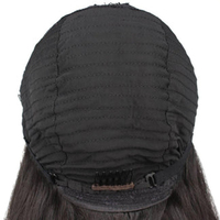 Colección de pelucas de pelo liso V-Part: Brasileño recto, negro natural y marrón, diseño en forma de U
