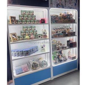 Étagère de présentation sur pied pour cartes à collectionner Pokémon TCG, en métal et acrylique, avec cadre de présentation pour cartes standard avec serrure - Product Image 3