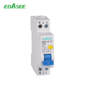 Sản phẩm điện áp thấp RCBO mỏng 30mA dư thiết bị hiện tại với bảo vệ hiện tại 18mm RCBO ngắt mạch - Product Image 2