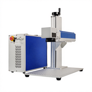 Machine de marquage laser fibre 2.5D 3D de bureau et portable 50W 80W, machine de gravure laser couleur pour métaux et armes à feu - Product Image 1