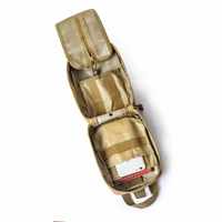 Sac banane tactique en PVC grande capacité, trousse de premiers secours d'urgence, sac de traumatologie pour camping en extérieur, durable, pour la sécurité et la survie (DIY)