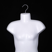 Mannequin buste en plastique haut de gamme pour vêtements de filles, avec crochet de suspension, vente en gros d'usine