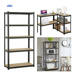 Étagère <span class=keywords><strong>en</strong></span> acier à barres rainurées 180 cm x 90 cm x 40 cm, sans boulons, pour entrepôt, <span class=keywords><strong>garage</strong></span>, rangement - Product Image 6