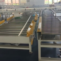 Flexible Gravity Powered Roller Conveyor Telescopic Curve Roller Conveyor For Warehouse Loading Unloading