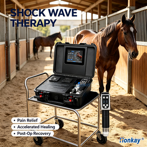 Dispositivo de Terapia de Ondas de Choque Personalizable, Penetración Profunda, Previene Lesiones Deportivas, Máquina de Masaje Veterinario con Ondas de Choque - Product Image 1
