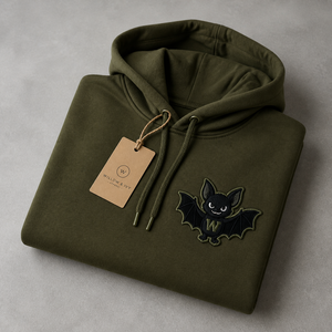เสื้อสวมหัวผ้าฟลีซแบบมีฮู้ดแผ่นปะติดสำหรับสัตว์เลี้ยงค้างคาวน่ารักแบบกำหนดเองได้เสื้อมีฮู้ดผ้าขนแกะรุ่นพรีเมี่ยม - Product Image 3