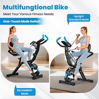 Volante de inercia de 1,6 kg de alta calidad, entrenador de bicicleta de interior estándar vertical plegable de un toque, bicicleta giratoria de ejercicio para el hogar