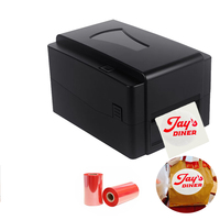 Máquina de etiquetas de bolsas de 203-300DPI para etiquetas y pegatinas de logotipo, impresora de transferencia térmica de pegatinas impermeables para restaurantes y negocios