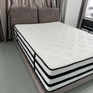 New arrival reversible firm and plush latex hybrid mattress durable knit fabric smart king size therapeutic mattress