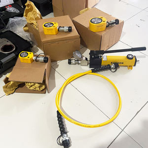 5, 10, 20, 30, 50, 75 100, 150 тонн, однородный мини-гидравлический цилиндр малой высоты с насосом, гидравлический домкрат с сертификацией CE - Product Image 3