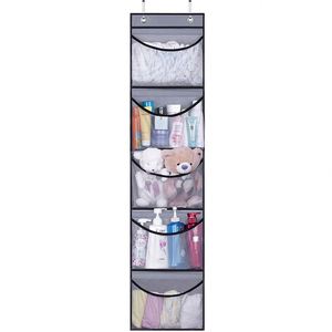 Nouveaux jouets 2026 : Sac de rangement à cinq couches en non-tissé avec bande élastique et plaque de doublure, pour accrocher derrière une grande porte - Product Image 1