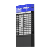 Présentoir mural LED haut de gamme en métal pour lunettes optiques, support de présentation pour magasin de lunettes, cadre pour miroir