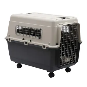 Caixa grande para viagem de cães/transportadores e caixas para animais de estimação aprovados pela companhia aérea com novo design