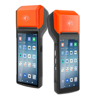 Yumuşak Pos Android 14.0 58mm Dokunmatik Ekranlı Pos Self Servis El Tipi Wifi Pos Terminali 58mm Yazıcı İle