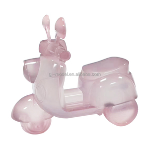 Trong suốt <span class=keywords><strong>3D</strong></span> dịch vụ in ấn GAOJIE minh bạch màu hồng nhuộm rõ ràng <span class=keywords><strong>STL</strong></span> tập tin <span class=keywords><strong>3D</strong></span> mô hình nhựa in tác phẩm nghệ thuật phần với SLA máy in - Product Image 2