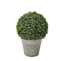Décoration de jardin d'intérieur, plantes artificielles en buis, boule de topiaire artificielle, fausses boules de buis décoratives pour la cour