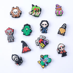 Usine en gros Halloween Silicone perles bricolage stylo focal nain dispersé squelette humain perles focales pour accessoires - Product Image 2