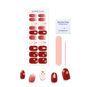 Tiras de Gel UV Semi-Curado 3D para Uñas en Caja, Estilo Salón, Adhesivos de Belleza para Uñas, Manicura Duradera, Adhesivos de Gel para Uñas DIY - Product Image 6