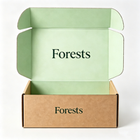 Cajas de Papel Kraft con Logotipo Personalizado Ecológicas, Impresión en Color Marrón, Cajas de Embalaje para Ropa, Envíos por Correo