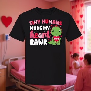 Maglietta per infermieri pediatrici per San Valentino, regalo perfetto per gli infermieri a San Valentino - Product Image 3