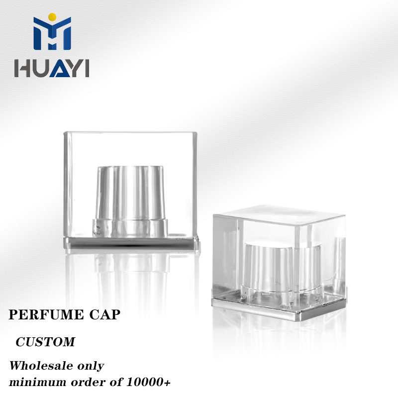 Customized Square Shape Size Color ABS Perfume Bottle Cover Cap