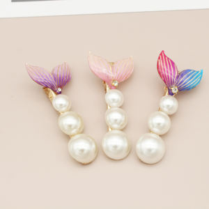 <span class=keywords><strong>Barrette</strong></span> à <span class=keywords><strong>cheveux</strong></span> GENYA élégante en alliage fait main, perle de sirène de plage, antidérapante, tendance, grande <span class=keywords><strong>barrette</strong></span> à <span class=keywords><strong>cheveux</strong></span>, accessoires, pinces, <span class=keywords><strong>cheveux</strong></span> épais, noir, eau - Product Image 1